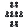 Fridge magnet - Pin magnet - Acrylic - 8pcs - Black