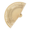  Wooden fan - Die-cut pattern - Dolphin