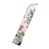  Fan - Flowers [Light] with case - White/pink/blue