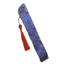  Fan - Butterflies with flowers [M6] with case - Light blue [Blue]