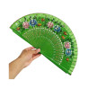 Fan - Hand painted in wood - Spanish style Flowers - Multiple color choices