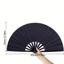  Fan - Solid color - Extra large 33cm - Theater - Plastic base - Multiple color choices