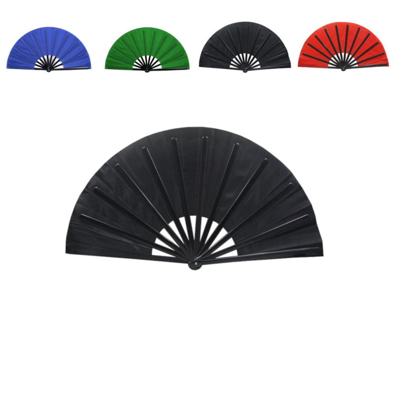  Fan - Solid color - Extra large 33cm - Theater - Plastic base - Multiple color choices