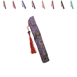 Fan case with embroidered...