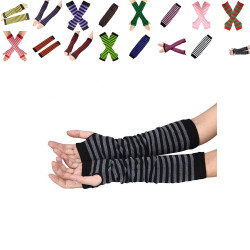 Arm warmers striped,...