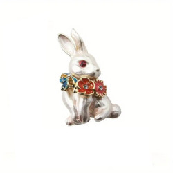 Brooch - Green beetle - Scarab