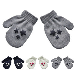 Mitten with stars for baby...