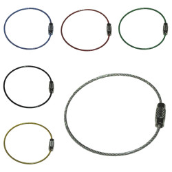  Steel wire keychain - 50mm...