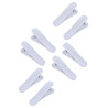  Headphone cord holder - headphone clip - 8-pack - White [Large]