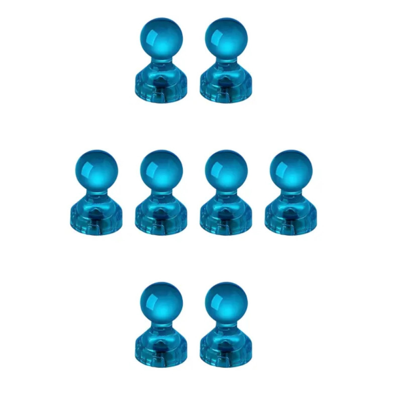  Fridge magnet - Pin magnet - Acrylic - 8pcs - Turquoise