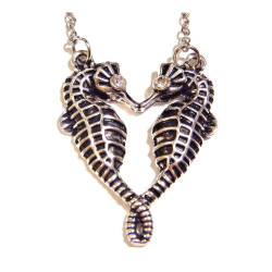Necklace - Seahorses in a...
