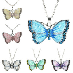  Necklace - Butterfly -...