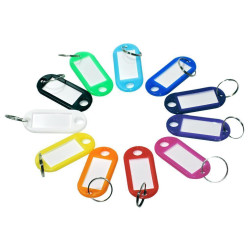 Key ring with name tag...