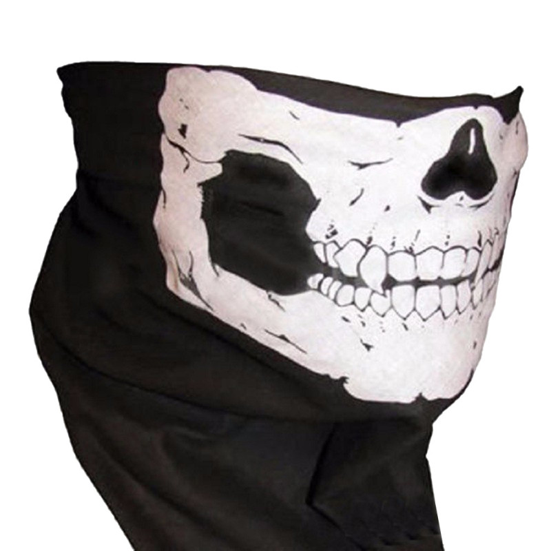  Skull Mask - Paintball - Scarf - Bandana - Neck Gaiter - Ski Mask - Multiple Color Choices