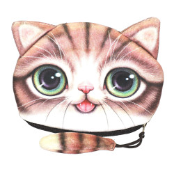 Large purse with tail - Cat...