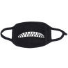  Face mask - Black - Shark teeth - Masquerade