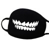  Face Mask - Black - Teeth - Masquerade