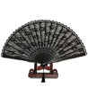  Fan - Victorian Lace - Black