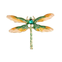 Brooch - Dragonfly - Green...