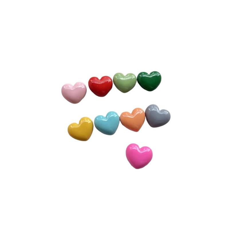  Fridge magnet - Hearts - Neodymium - 9 pcs