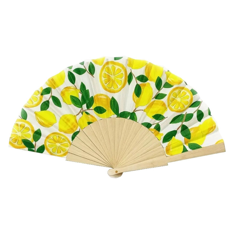 Fan - Medium 23cm - Lemon