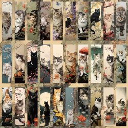 Bookmarks | Cats | 10-pack