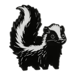 Brooch - Pin - Skunk