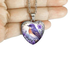 Glass necklace with motif...