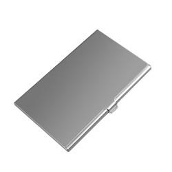 Smooth aluminum card holder...