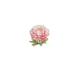 Brooch - Pin - Flower - Peony