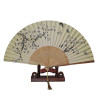 Fan - Butterflies with flowers [M3] - Green [Brown]