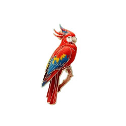 Brooch - Pin - Parrot