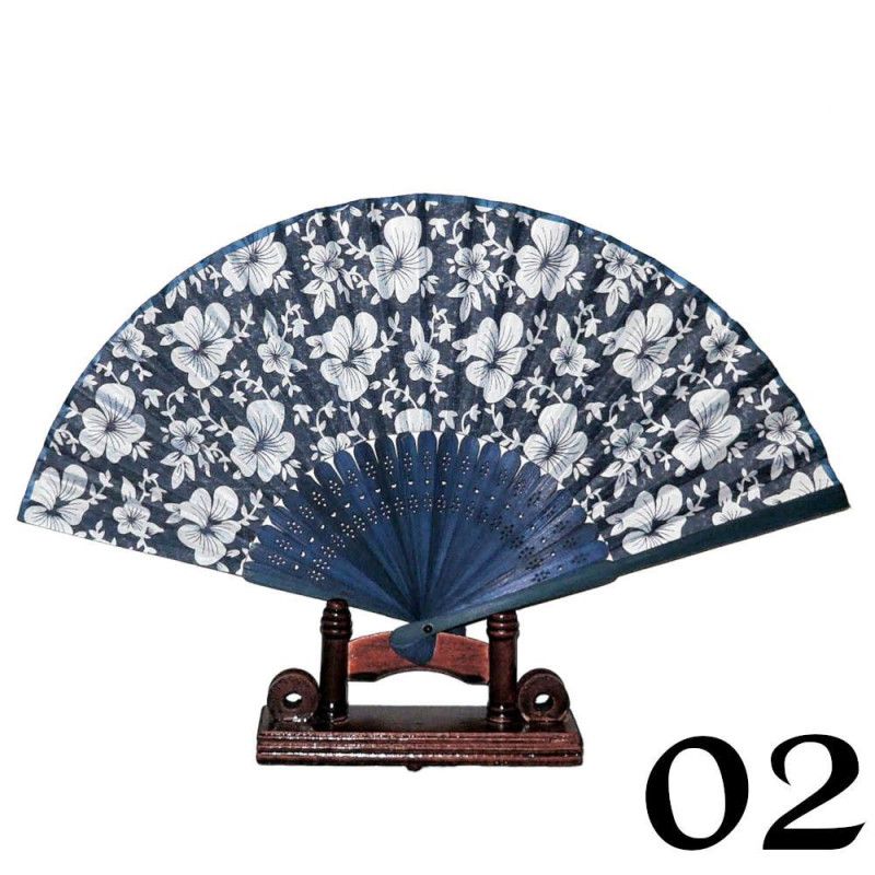  Fan - Oriental Winds [Blue] - Blue/white [2]