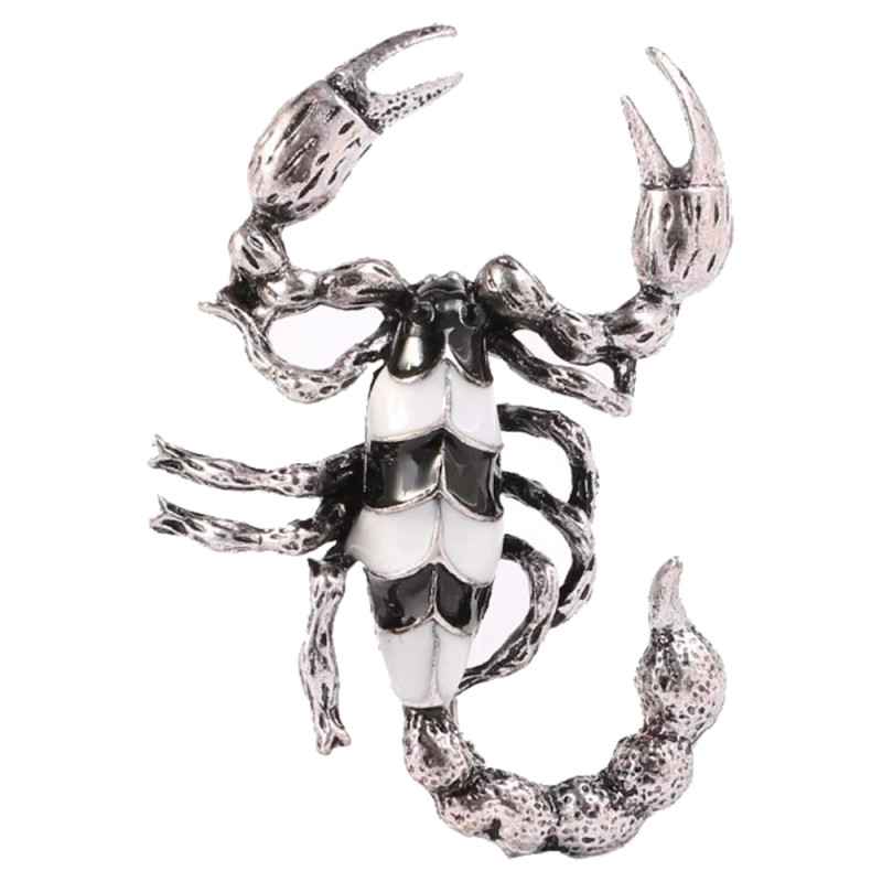  Brooch - Black Scorpion [Silver]