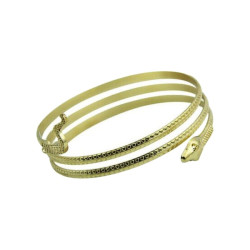  Bracelet - Snake - Gold