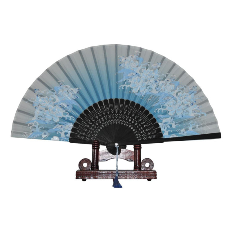 Fan - Oriental Winds [M13] - Blue flowers
