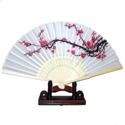 Fan - White with flowering...
