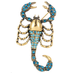 Brooch - Turquoise scorpion...