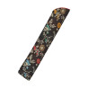 Fan with case - Butterflies with flowers [M10] - Black