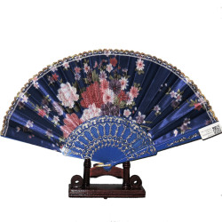  Sun fan - Chiffon flowers with plastic base - Sun feathers - Multiple color choices