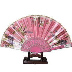  Sun fan - Chiffon flowers with plastic base - Sun feathers - Multiple color choices