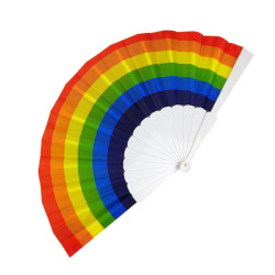  Fan - Rainbow with plastic...