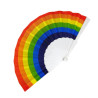  Fan - Rainbow with plastic base