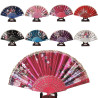  Sun fan - Chiffon flowers with plastic base - Sun feathers - Multiple color choices