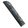  Fan case with embroidered pattern - Black/turquoise/yellow