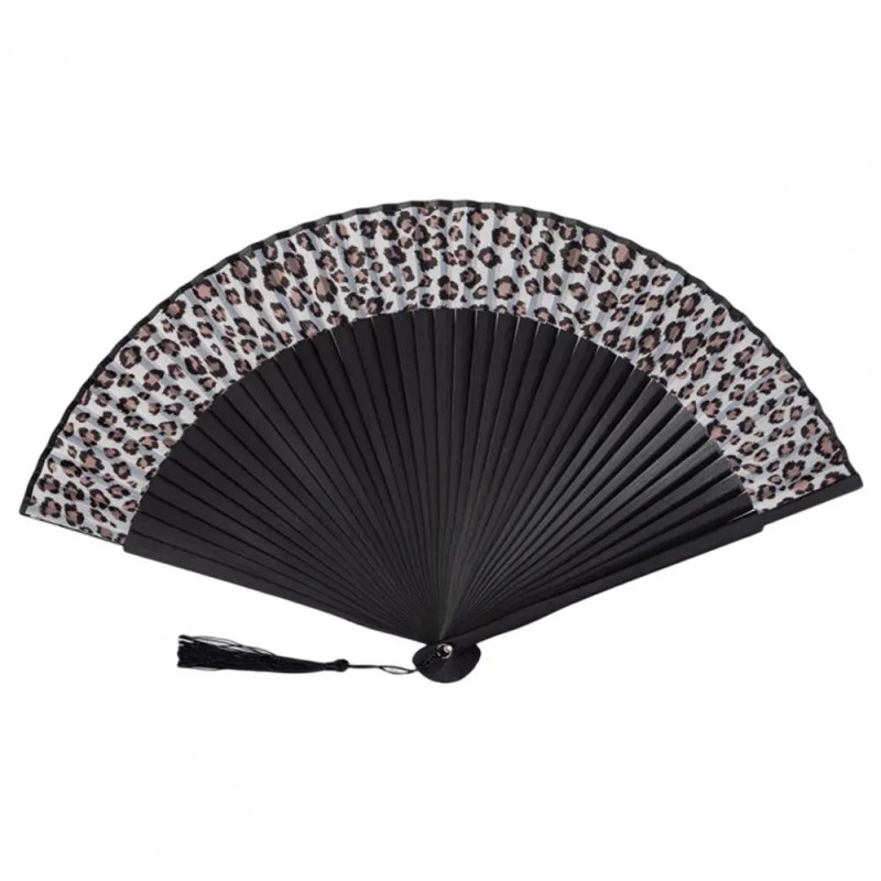 Fan - Spanish Style - Leopard [Black]