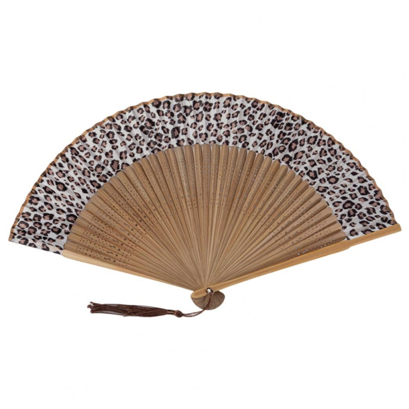 Fan - Spanish Style - Leopard [Brown]