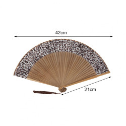 Fan - Spanish Style - Leopard [Brown]